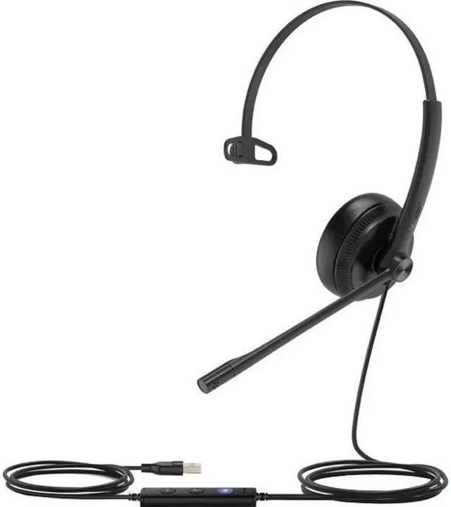 Alt view image 15 of 16 - Yealink UH34 Teams Monaural USB Wired Headset 1308014
