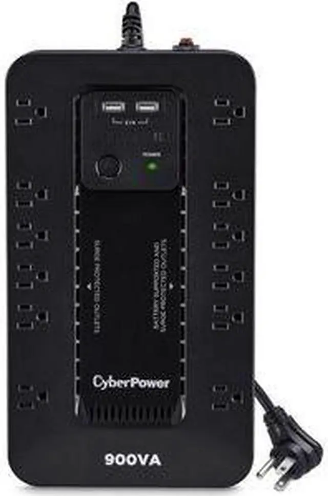 Alt view image 19 of 20 - CyberPower ST900U Standby UPS Systems - 900VA/500W, 120 VAC, NEMA 5-15P, Compact, 12 Outlets, PowerPanel® Personal