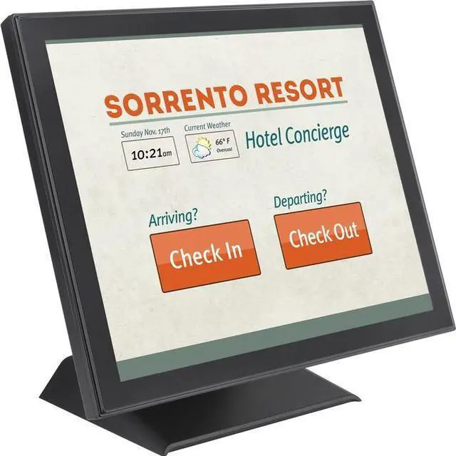 Alt view image 2 of 11 - Planar 997-7413-01 15" Touch Screen Point of Sale Monitor