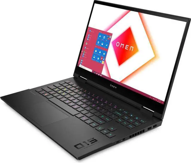 Alt view image 3 of 5 - HP OMEN - 15.6" GeForce RTX 3060 Laptop GPU - Intel Core i7-10750H  - 16GB Memory - 1 TB PCIe SSD - Windows 10 Home 64-bit - Gaming Laptop - 144 Hz IPS (15-ek1008ca )