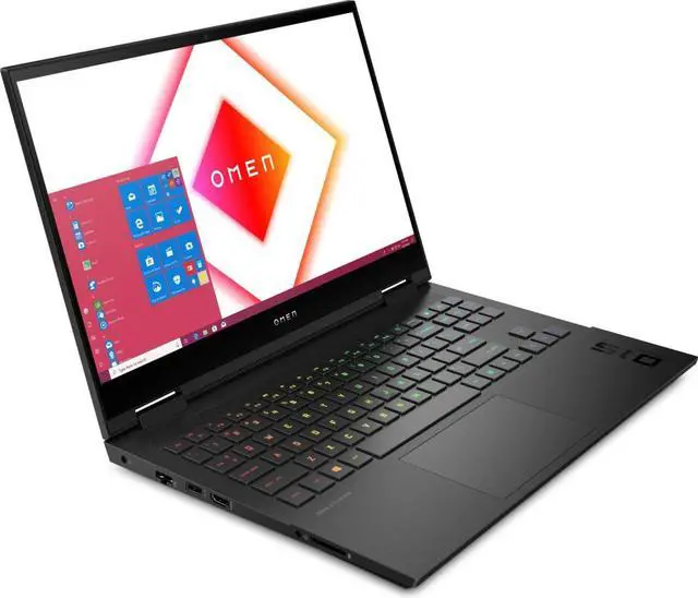 Alt view image 2 of 5 - HP OMEN - 15.6" GeForce RTX 3060 Laptop GPU - Intel Core i7-10750H  - 16GB Memory - 1 TB PCIe SSD - Windows 10 Home 64-bit - Gaming Laptop - 144 Hz IPS (15-ek1008ca )