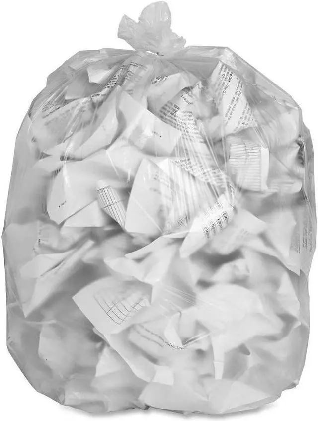 Alt view image 4 of 4 - Webster WHD2423 Ultra Plus High Density Trash Can Liner 10 gal - 24" x 24" - 0.31 mil (8 Micron) Thickness - High Density - Resin - 500/Carton - Natural