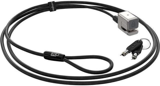 Main image of Kensington Keyed Cable Lock for Surface Pro and Surface Go - Black, Silver - Carbon Steel, Plastic - 5.91 ft - For Notebook