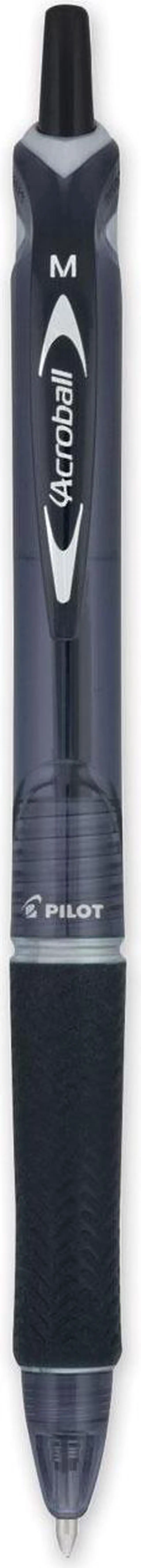 Alt view image 4 of 5 - Pilot Acroball Pen .1mm Retractable Black Barrel/Ink 31810