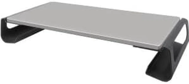 Alt view image 8 of 9 - Kantek Monitor Stand 19-1/10"Wx9-4/5"Dx3-1/5"H Black/Gray MS720