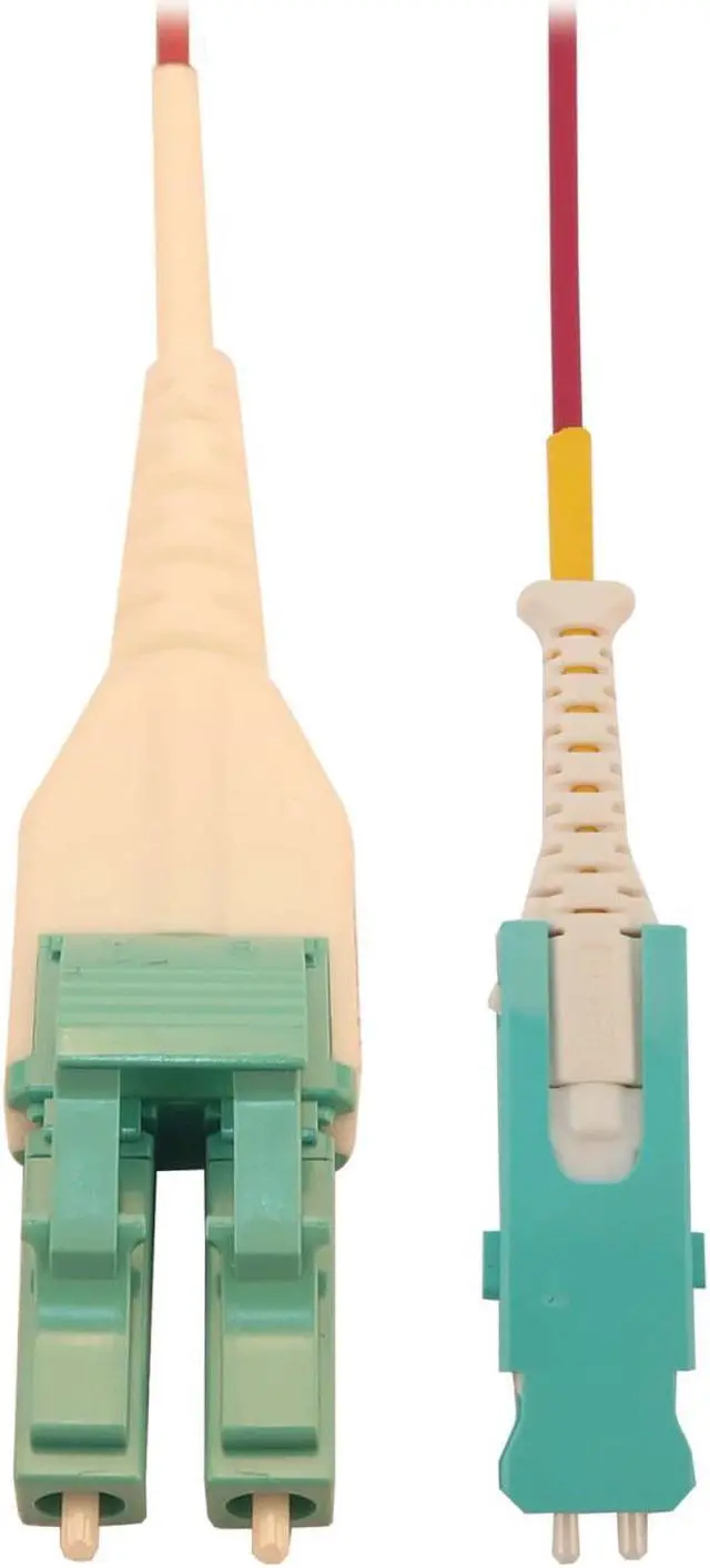 Main image of Tripp Lite 2m Multimode 50/125 OM4 Fiber Optic Cable Magenta N823L-02M-MG