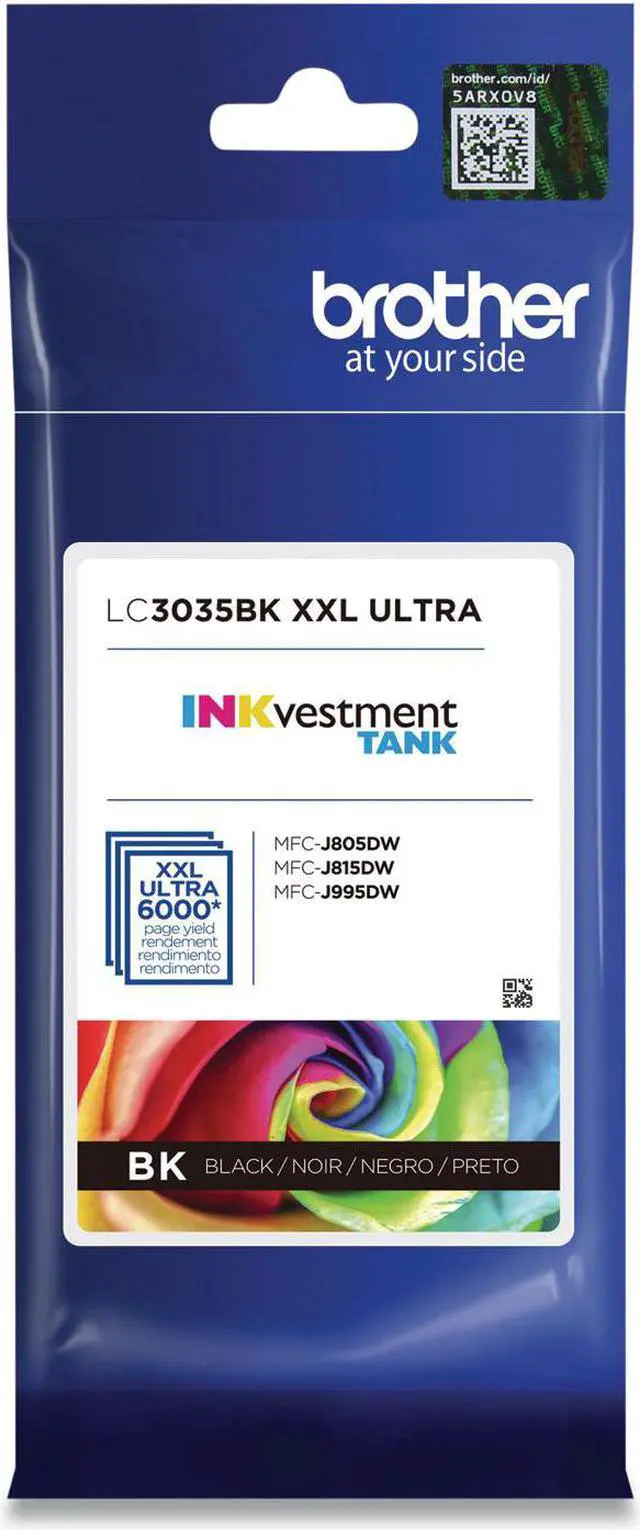 Alt view image 4 of 7 - Black Extra High Yield Ink Cartridge for Brother LC3035BK MFC-J805DW, MFC-J815DW XL, MFC-J995DW, MFC-J995DW XL, Genuine Brother Brand