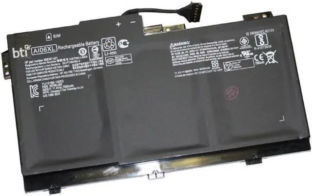 Main image of BTI 11.4V 96W 6-Cell Battery for Select HP Laptops AI06XL-BTI