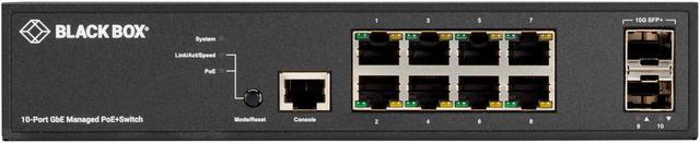 Alt view image 2 of 3 - 10 PORT GIGABIT MANAGED POE+ SWITCH