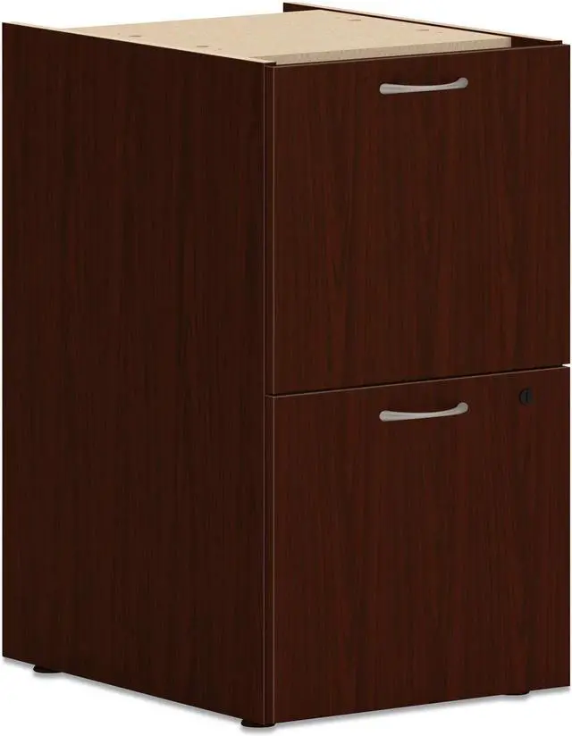 Alt view image 4 of 4 - HON Mod 15" Pedestal Traditional Mahogany PLPSFFLT1