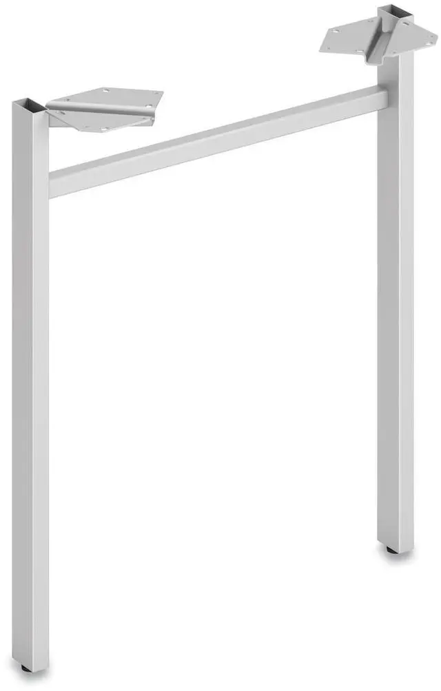 Alt view image 4 of 4 - HON Mod 24" U-Shaped Desk Base Silver LPLLEG24USVR