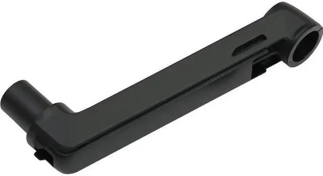Alt view image 2 of 3 - Ergotron LX - Mounting component (end cap, 9" extension arm) - for LCD display - aluminium - black - arm mountable