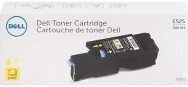 Alt view image 2 of 8 - Dell Yellow Toner Cartridge (OEM# 593-BBJW) (1 400 Yield) 3581G
