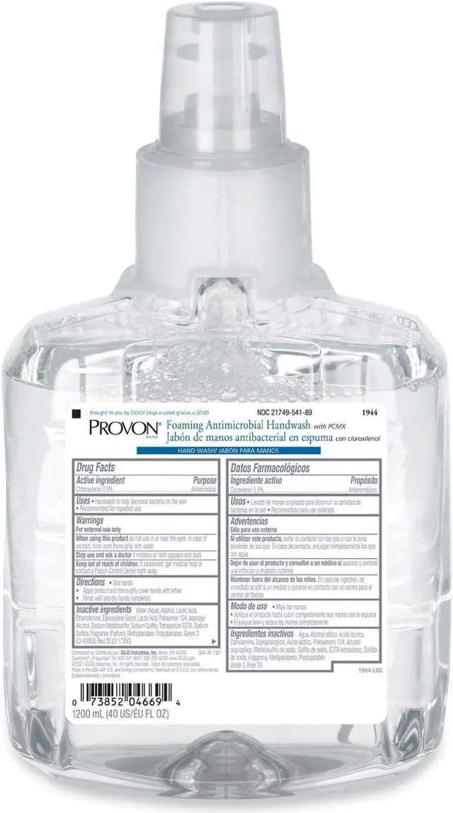Alt view image 4 of 6 - PROVON 1944-02 1200 ml Foam Hand Soap Refill Cartridge, PK 2