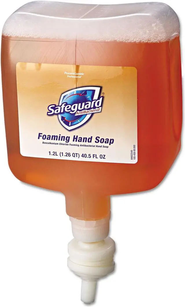 Alt view image 3 of 3 - Antibacterial Foam Hand Soap, Pleasant Scent, 1200 ml Refill