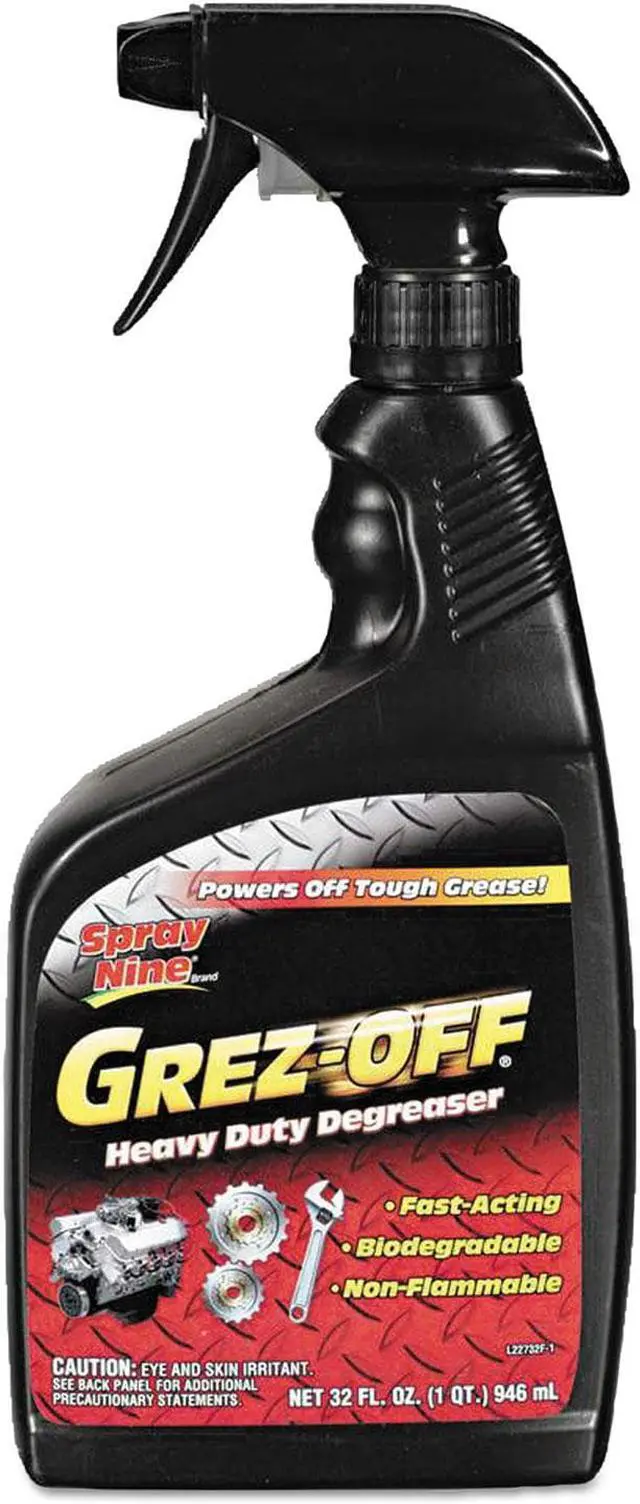 Alt view image 8 of 17 - Spray Nine 22732 Grez-Off Heavy Duty Degreaser, 32 oz.