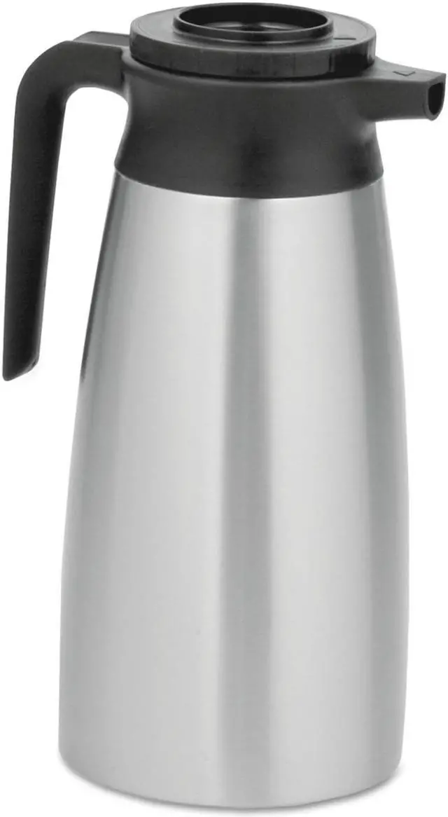 Alt view image 7 of 7 - 1.9 Liter Thermal Pitcher, Stainless Steel BUNVACPIT19