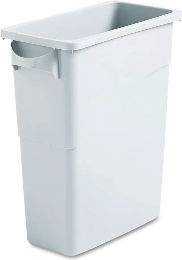 Alt view image 2 of 8 - RUBBERMAID COMMERCIAL 1971258 Slim Jim 16 gal Rectangular Slim-Profile Plastic