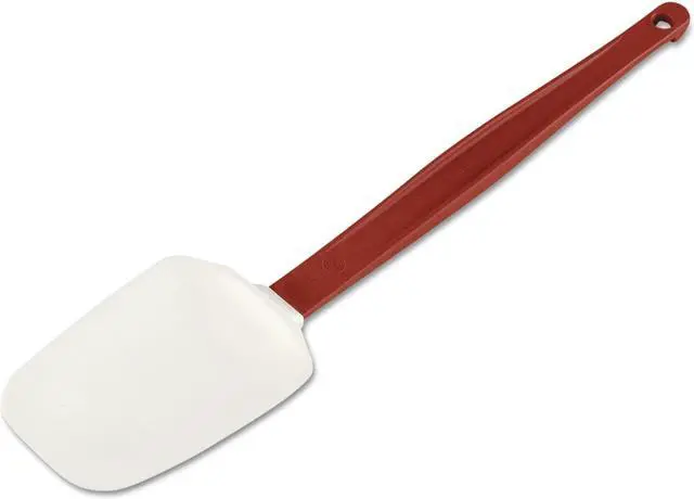 Alt view image 4 of 11 - Red/White Rubbermaid Commercial Products FG196700RED 13 1/2-Inch High Heat Spoon Scraper