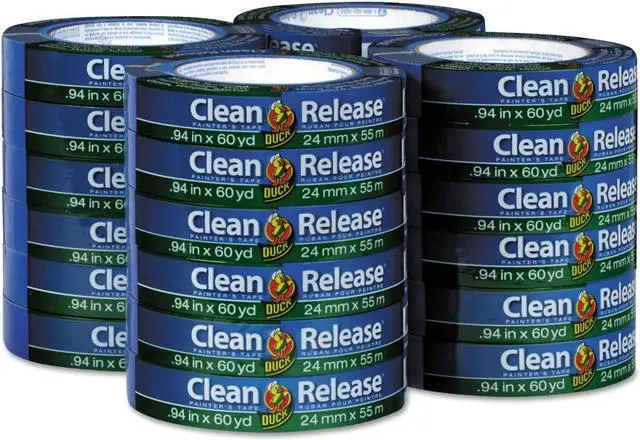 Alt view image 4 of 15 - Shurtech 240193 .94in X 60 Yards Blue Clean Release Painters Tape