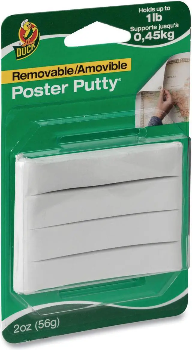 Alt view image 10 of 16 - Duck Poster Putty Removable/Reusable Nontoxic 2 oz/Pack PTY2