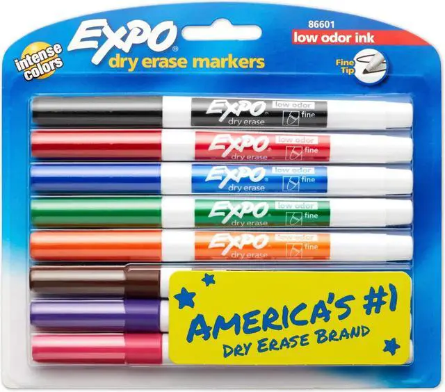 Alt view image 9 of 15 - Expo Dry Erase Marker Set   86601
