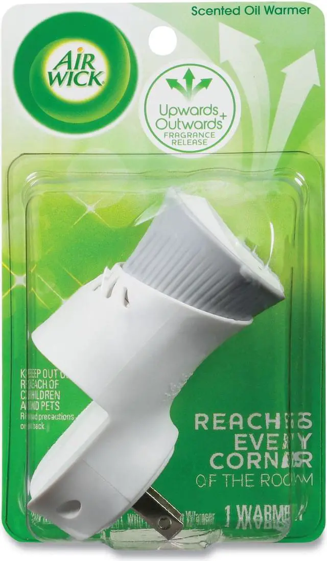 Alt view image 3 of 10 - Air Wick Scented Oil Warmer 1 3/4w x 2 11/16d x 3 5/8h White/Gray 6/Carton 78046