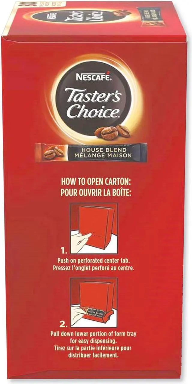 Alt view image 2 of 9 - Nescafé 15782 Premium Instant-Coffee Single-Serve Sticks, Original Blend, .06oz, 80/Box