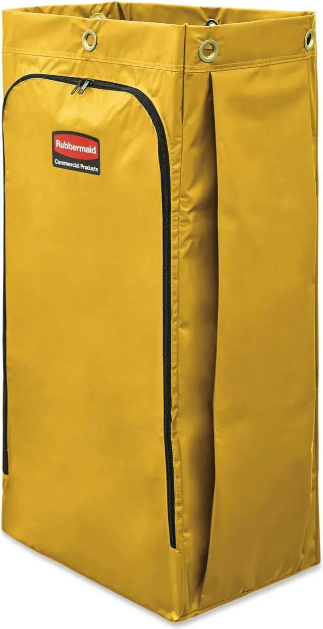 Alt view image 2 of 10 - Rubbermaid Yellow Vinyl Replacement Bag, 1 EA Yellow  Vinyl  1966881