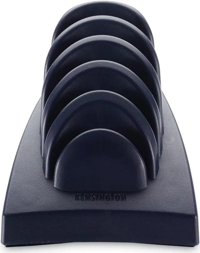 Alt view image 8 of 10 - Kensington InSight Priority Puck Five-Slot Desktop Copyholder Plastic Dark Blue/Gray 62061