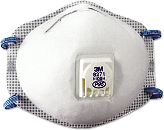 Alt view image 2 of 20 - Particulate Respirator 8271 P95 10/Box