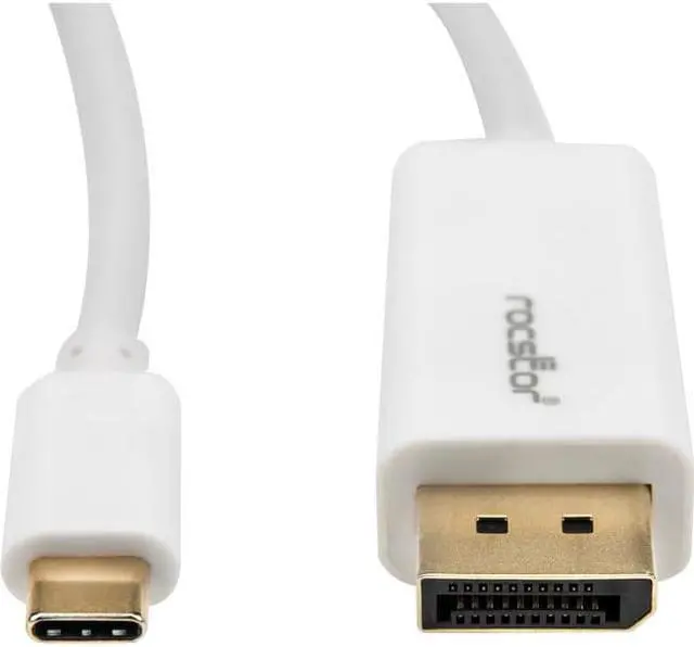 Alt view image 8 of 15 - Rocstor 3ft / 1m USB Type C to DisplayPort Cable - USB C to DP Cable - 4K 60Hz