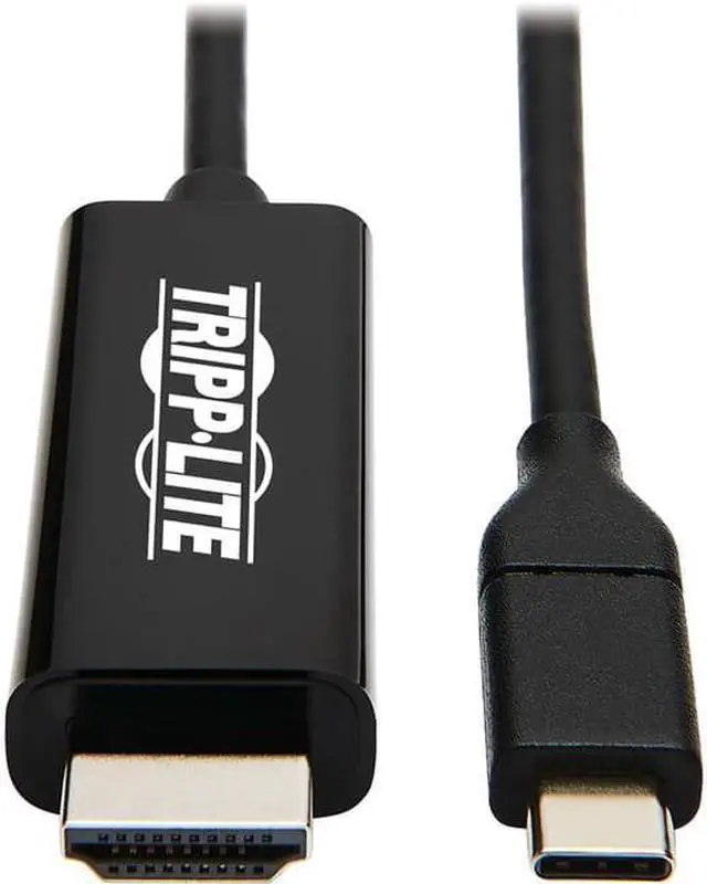 Alt view image 3 of 4 - Tripp Lite Usb C To Hdmi Adapter Cable Usb 3.1 Gen 1 4K M/M Usb-C Black 3Ft
