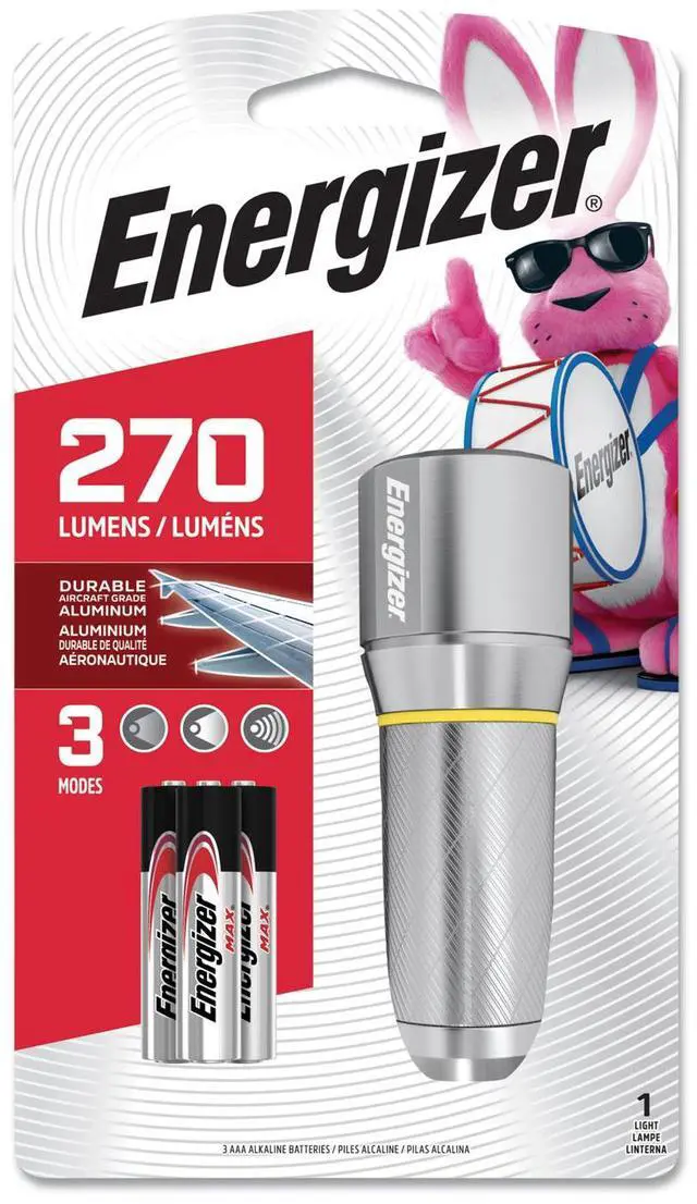 Alt view image 17 of 20 - Energizer Vision HD 3AAA Performance Metal Flashlight