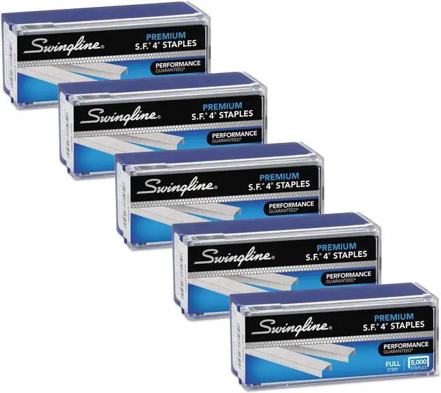 Alt view image 6 of 19 - Swingline Premium Staples 1/4"L 210/Strip 25000/PK Silver 35481