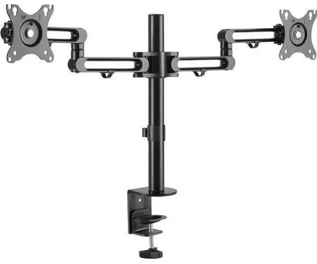Alt view image 2 of 20 - Tripp Lite DDR1327SDFC-1 Clamp Mount for Monitor, Flat Panel Display, HDTV - Black