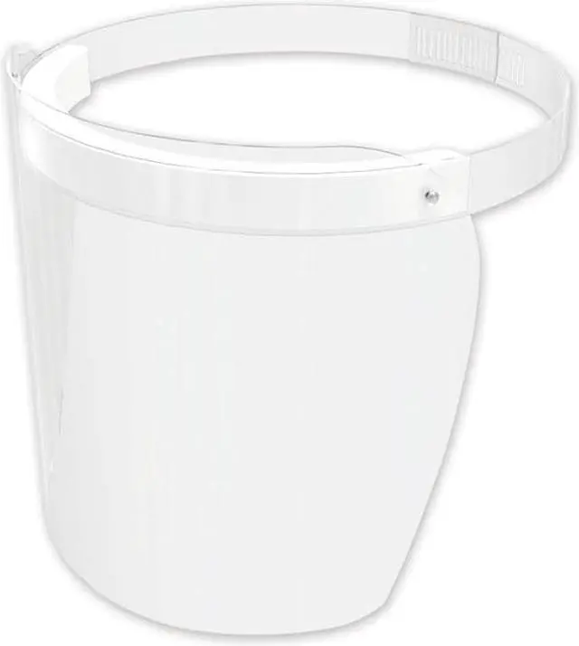 Main image of Deflecto Disposable Face Shield One Size Fits All Clear 100/Carton PFMD100F