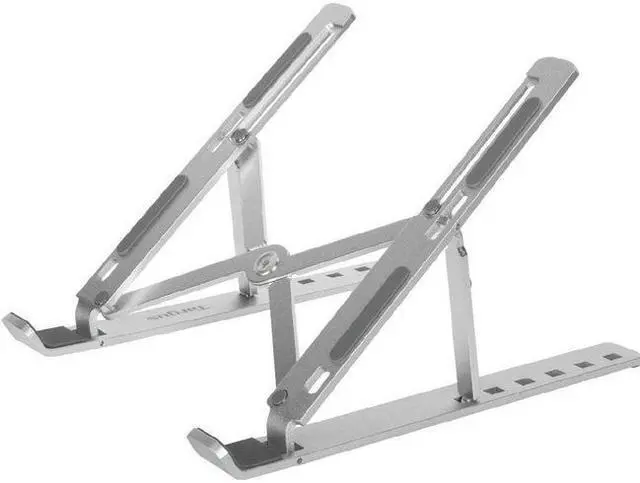 Main image of Targus Portable Ergonomic Laptop/Tablet Stand - Up to 15.6" Screen Support - Portable - Aluminum - Silver - AWE810GL