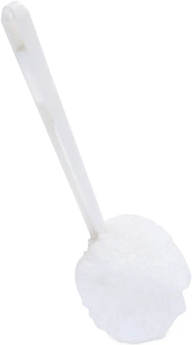 Alt view image 9 of 12 - Deluxe Bowl Mop, 10" Handle, 2" dia. Head, Plastic, White, 25/Carton BWK00160
