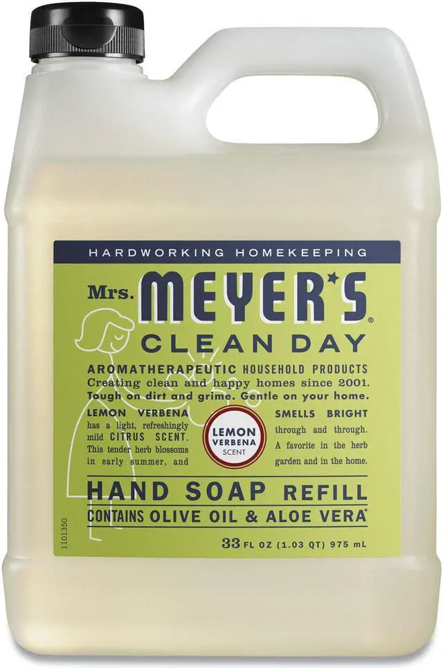 Alt view image 11 of 20 - Mrs. Meyer's Liquid Hand Soap Refill - Lemon Verbena - 33 lf oz Liquid Hand Soap