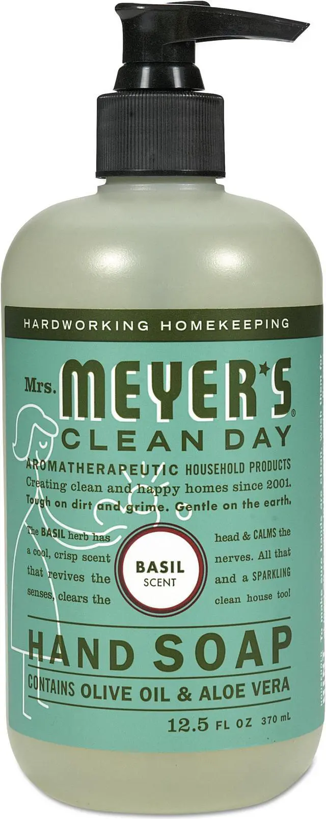 Alt view image 6 of 15 - Mrs. Meyer's Liquid Hand Soap - Basil - 12.5 oz Liquid Hand Soap (Pack of 1)
