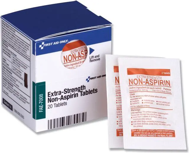 Alt view image 3 of 5 - Extra-Strength Non-Aspirin Tablets, PK20