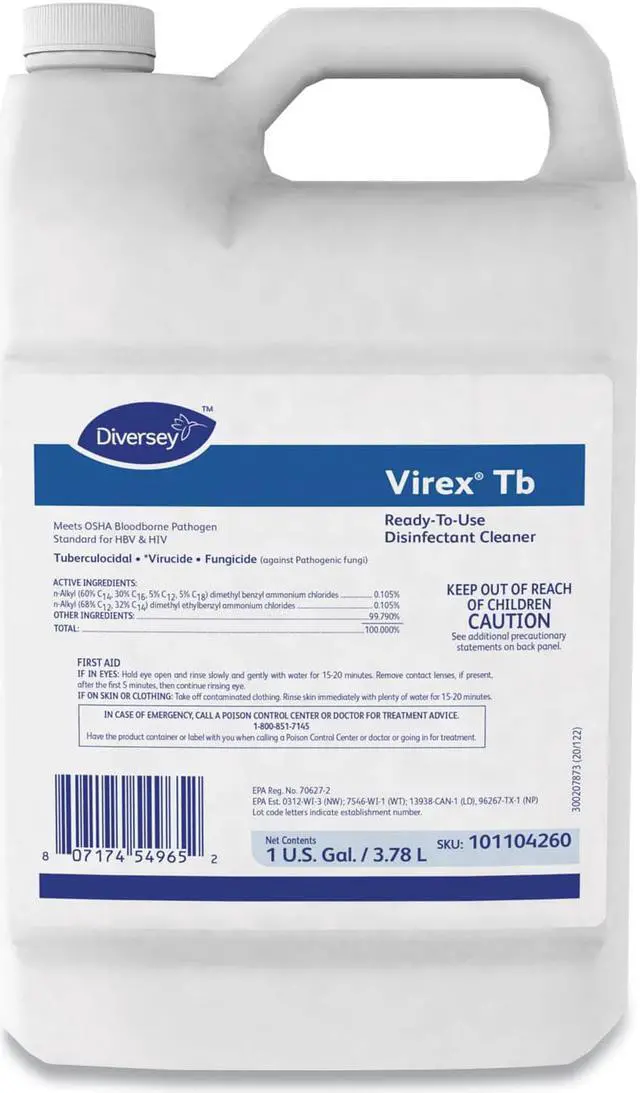 Main image of Diversey™ Disinfectant,Virex Tb Rtu 101104260