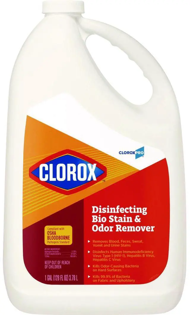 Main image of Clorox 31910EA Disinfecting Bio Stain and Odor Remover, Fragranced, 128 oz. Refill Bottle