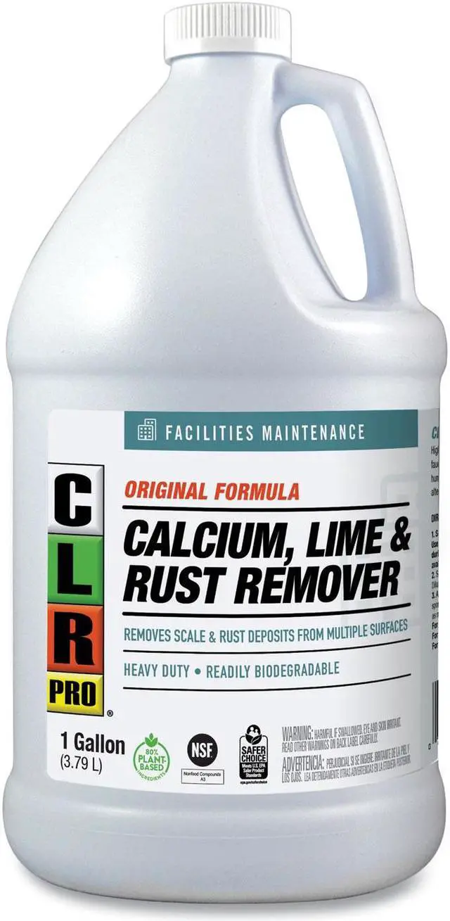 Alt view image 7 of 10 - Jelmar CL-4PRO 128 oz. Bottle, 4 per Carton, Calcium, Lime and Rust Remover