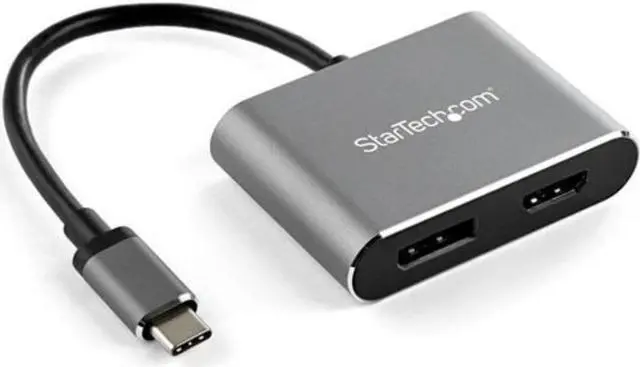 Main image of StarTech CDP2DPHD USB-C to HDMI 2.0 or DisplayPort 1.2 Multiport Video Adapter