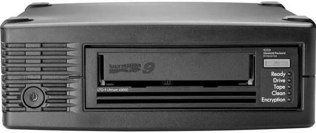 Main image of HPE StoreEver LTO-9 Ultrium 45000 External Tape Drive BC042AABA