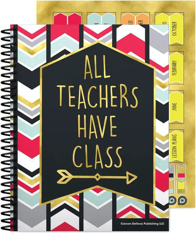 Alt view image 4 of 6 - Carson-Dellosa Aim High Teacher Planner Plan Book Paperback (105001)
