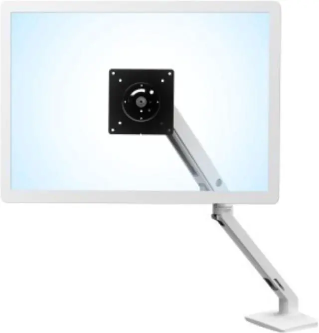 Alt view image 6 of 20 - Ergotron 45-486-216 Mxv Desk Monitor Arm - Adjustable Arm For Monitor (Low Profile) - White - Screen Size: Up To 34 Inch - Desk-Mountable