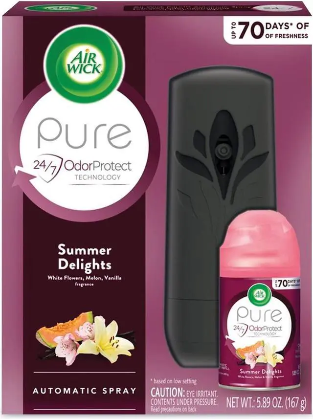 Main image of Air Wick Freshmatic Life Scents Starter Kit, Summer Delights, 1 Kit (RAC88410KT)